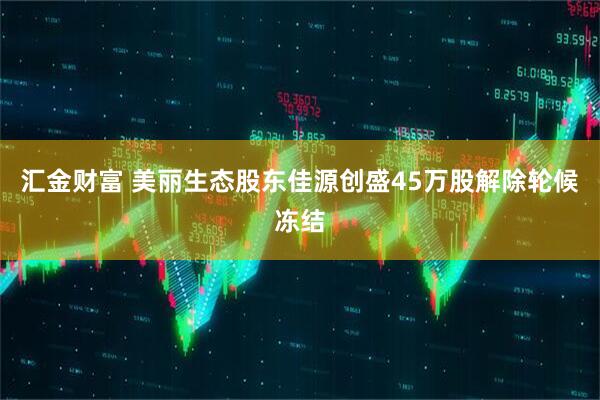 汇金财富 美丽生态股东佳源创盛45万股解除轮候冻结