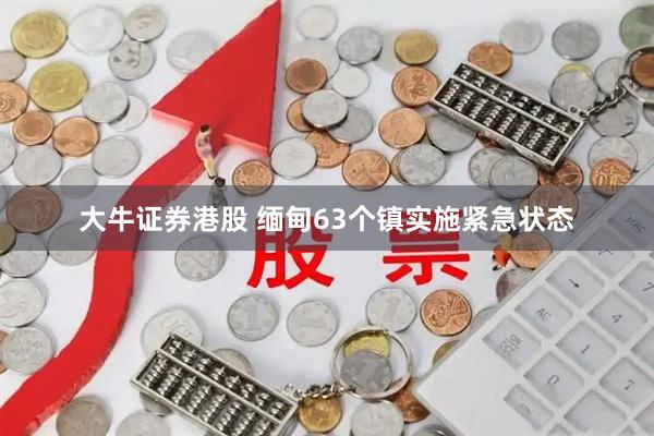 大牛证券港股 缅甸63个镇实施紧急状态