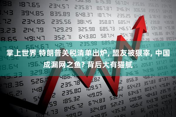 掌上世界 特朗普关税清单出炉, 盟友被狠宰, 中国成漏网之鱼? 背后大有猫腻