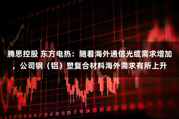 腾思控股 东方电热：随着海外通信光缆需求增加，公司钢（铝）塑复合材料海外需求有所上升